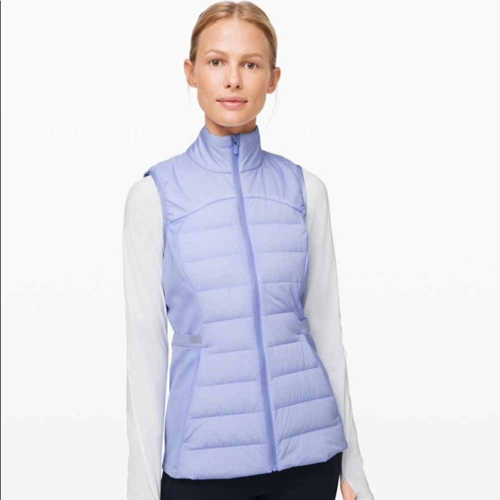 Lululemon Down For It All Vest - Lavender Dusk Size 8